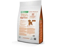 Nature's Protection Superior Care Raudona Coat begrūdis su lašiša Junior Small Breed 1,5kg, jaunų, mažų veislių raudonkailių šunų sausas begrūdis pašaras su lašiša