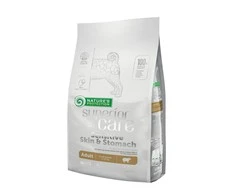Nature's Protection Superior Care Sensitive Skin&amp;Stomach su ėriena Adult Small Breeds 1,5kg, mažų veislių suaugusių jautrią odą ir virškinimo sistemą turinčių šunų sausas pašaras su ėriena