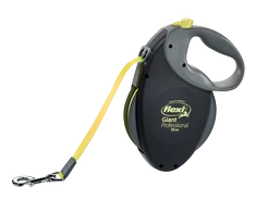 Flexi Giant Profesional Automatinis juostinis pavadėlis, 10 m / šunims iki 50kg / spalva: juoda ir pilka
