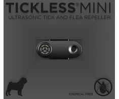 TickLess MINI Dog ultragarsinis šunų pakabukas nuo erkių ir blusų, juodos sp.