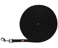 TRIXIE Tracking pavadys, gumuotas S-M 5 m/15mm, juodas