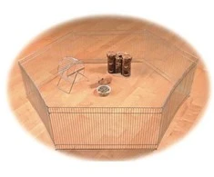 Trixie Graužikų tvorelė, metalinė, 6 dalių, 48x25 cm