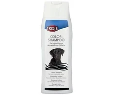 Trixie Colour juodas 250ml šampūnas šunims tamsiu kailiu
