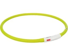 TRIXIE LED antkaklis USB, silikonas, XS-XL 70cm/10mm, žalias