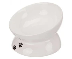 Trixie Keraminis kačių dubenėlis, 0,25 l / 13 cm, baltas