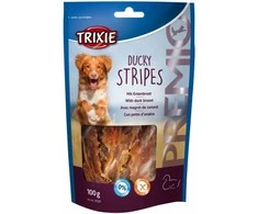 Trixie PREMIO Ducky Stripes šunų skanėstai antienos juostelės 100g