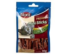 Trixie Premio katėms skanėstas mini lazdelės su vištiena/ryžiais, 50 g