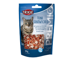 Trixie PREMIO Tuna Sandwiches skanėstai katėms sumuštinukai su tunu, 50g