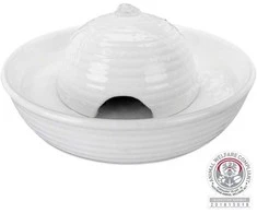 TRIXIE Vital Flow mini gyvūnų augintinių automatinė girdykla, keramikinė, baltos sp., 0,8 l/ø 24 × 10 cm