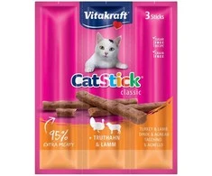 Vitakraft Chovex Sro Cat-stick mini 3vnt kačių pagaliukai su kalakutiena ir ėriena