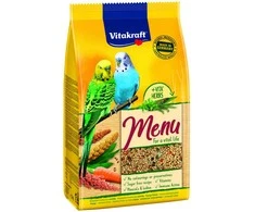 Vitakraft Chovex Sro PREMIUM MENU visavertis banguotųjų papūgų lesalas, 1kg