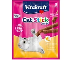 Vitakraft Chovex Sro VITAKRAFT Cat-stick mini kačių skanėstai su paukštiena ir kepenėlėm, 3 vnt.