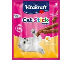 Vitakraft Chovex Sro VITAKRAFT Cat-stick mini kačių skanėstai su paukštiena ir kepenėlėm, 3 vnt.