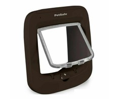 Petsafe Microchip Cat Flap durelės su mikročipu katėms ir mažiems šuniukams, rudos spalvos