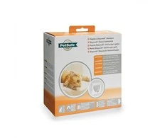 PetSafe Staywell durelės su keturių padėčių magnetinių užraktu katėms baltos