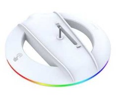 - „iPega P5S025S“ vertikalus stovas su RGB šviesa, skirtas „PS5 Slim Baltas“