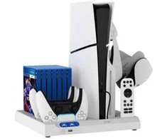 „iPega PG-P5S028“ universalus aušinimo įkrovimo stovas, skirtas PS5/PS5 Slim