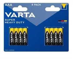 Varta Super Heavy Duty AAA baterija 8vnt