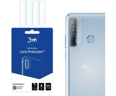 HYBRID GLASS 3MK FLEXIBLE GLASS LENS HTC DESIRE 20 PRO FOR CAMERA 4 PCS.