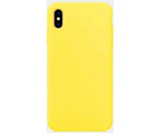 Evelatus Apple iPhone XR Premium Soft Touch Silikoninis dėklas Light Geltona