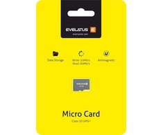 „Evelatus“ universali mikro atminties kortelė SD 16 GB 3.0 EMC01, 20 Mb/s, R: 60 Mb/s