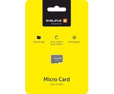 Atminties kortelė Evelatus Micro Card SD 64GB 3.0 EMC01 W:20mb/s; R:60mb/s