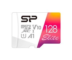 SILIKONIO MAITINIMO KOMPIUTERIS &amp; COMMUNICAT SILICON POWER atminties kortelė Elite Micro SDXC 128GB UHS-I A1 V10