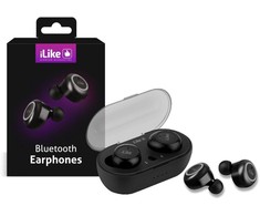 Ausinės iLike Bluetooth Earbuds IBE01 Juodas