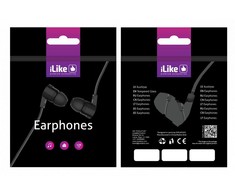 Ausinės iLike - iLike Earphones IEA01BK 3.5mm Juodas
