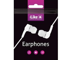 Ausinės iLike - Earphones IEA01WH 3.5mm Baltas