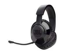 JBL Quantum 350 belaidės žaidimų ausinės, Juodos spalvos