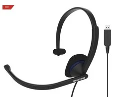 Koss | Ausinės | CS195 USB | su laidu | Ant ausų uždedamos | Mikrofonas | Juodas