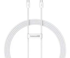 Baseus Superior Series ll USB-C - USB-C 30W 480Mb/s 2m kabelis - baltos saplvos