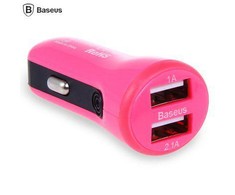 Baseus Universal Tiny Car Charger CCALL-CR0R Rožinė