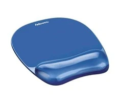 FELLOWES CRYSTAL Mėlynas Pelės kilimėlis w/ riešo atrama