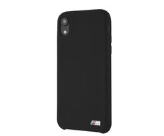 BMW Dėklas BMW BMHCI61MSILBK iPhone Xr juoda/juodas hardcase Silicone M Collection