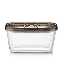 Caso stiklinis vakuuminis indas su plastikiniu dangteliu | VacuBoxx Eco M | Skaidrus