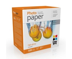 ColorWay Photo Paper PG2605004R Glossy, Baltas, 10 x 15 cm, 260 g/m²