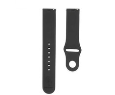Connect 20mm Silicone Loop Watch Strap (130mm M/L) Juodas