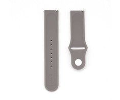 Connect 20mm Silicone Loop Watch Strap (S/M 110mm) Gray