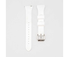 Connect T-Buckle Silikona Cilpas Siksna Melna 20mm (M/L 130mm) Balta