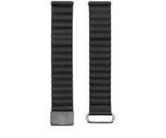 Connect 22mm Cortical back buckle magnetic suction Watch Straps (130mm M/L) Juodas