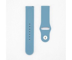Connect 22mm Silicone Loop Watch Strap (S/M 110mm) Mėlyna