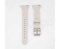 Connect T-Buckle Silikona Cilpa Josta 22mm (M/L 130mm) Sudrabs