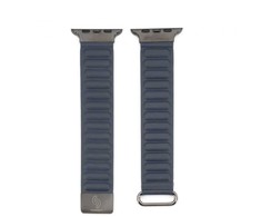 Connect Watch 38/40/41mm cortical back buckle magnetic suction Watch Straps Indigo Mėlyna