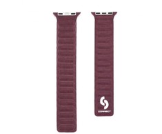 Connect Fine Woven Magnetic Link Strap Pulkstenis 42/44/45mm Plum