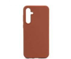 Connect Samsung Galaxy S23 FE Premium Quality Magnetic Soft Touch Silikoninis dėklas Saddle Brown