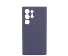 Connect Samsung Galaxy S24 Ultra Premium Quality Magnetic Soft Touch Silikoninis dėklas Midnight Mėlyna
