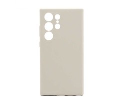 Connect Samsung Galaxy S24 Ultra Premium Quality Magnetic Soft Touch Silikoninis dėklas Pilkas