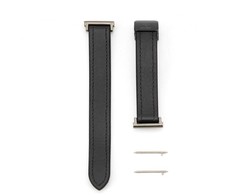 Connect 20mm Silicone Leather Watch Straps with Magnetic Juodas